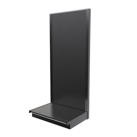 Lozier Gondola Wall Display Starter, Black 36W 84H 25D P385S-ST